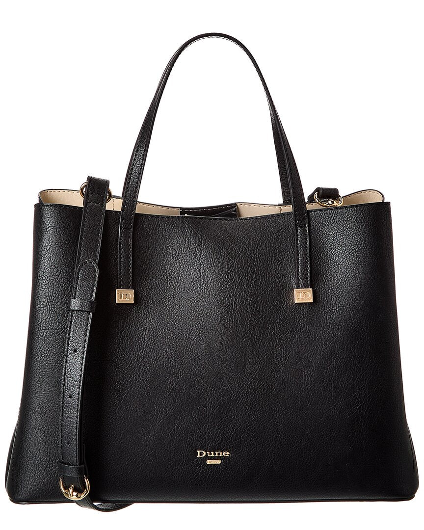 

Dune London Dorieo Кожаная сумка-тоут, черный