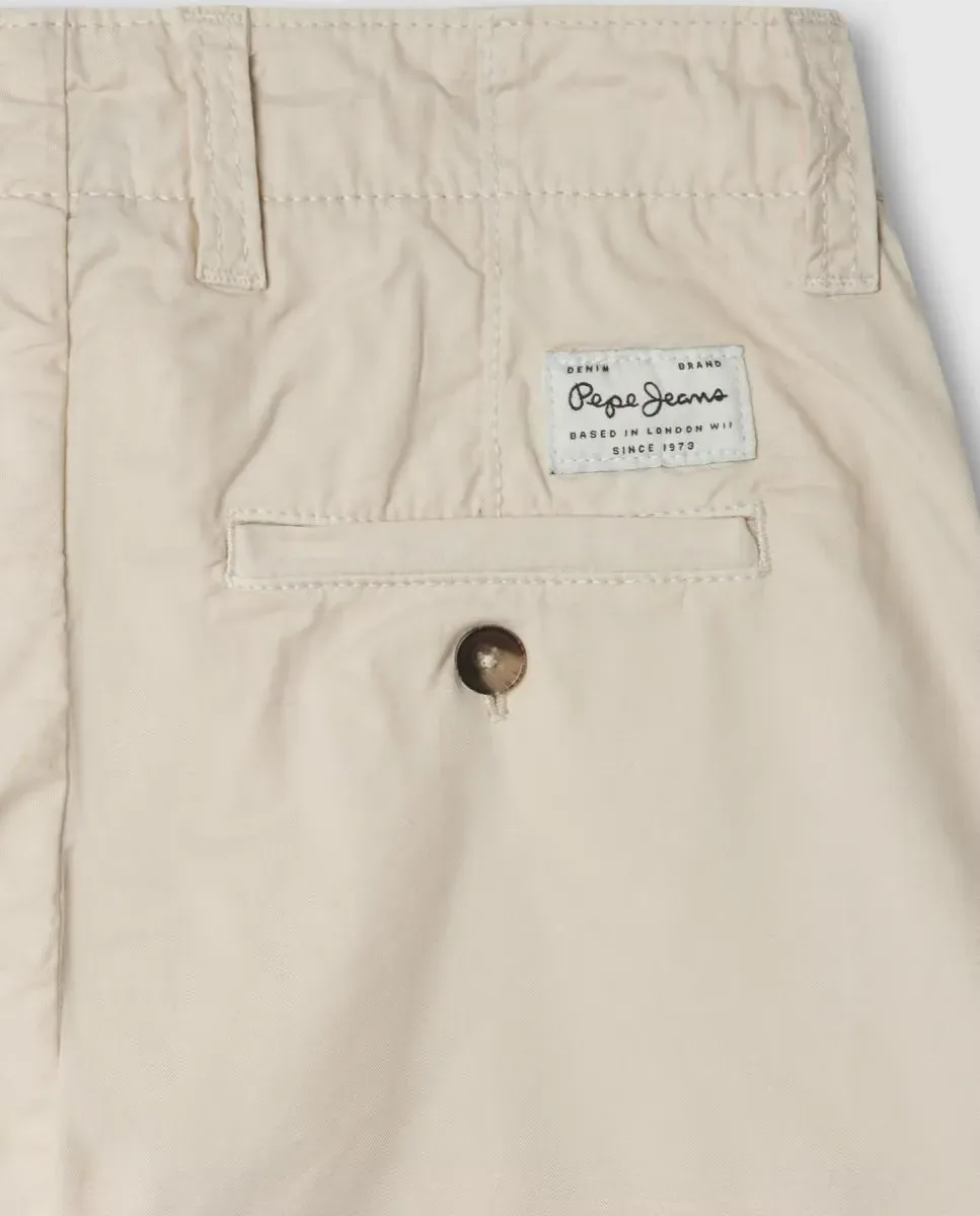 Детские чиносы Alexander Pepe Jeans, бежевый — фото 4