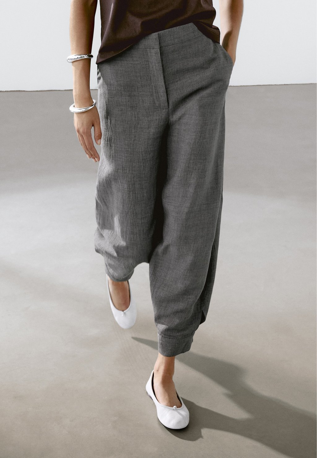 

Брюки Massimo Dutti, серый