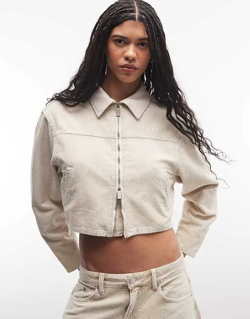 

Комбинированная куртка с контрастным воротником и шнурком Liquor N Poker из шнура, вымытого кислотой