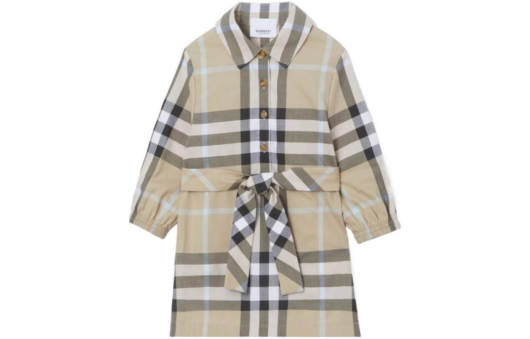

Платье детское бежево-желтое Baby Burberry