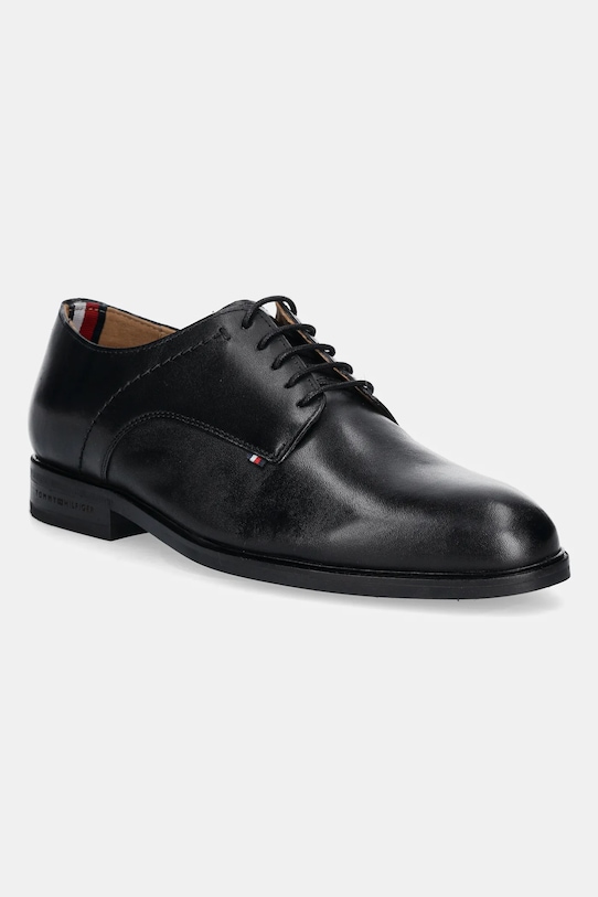 

Кожаные полуботинки TH THUNIT LTH SHOE Tommy Hilfiger, черный