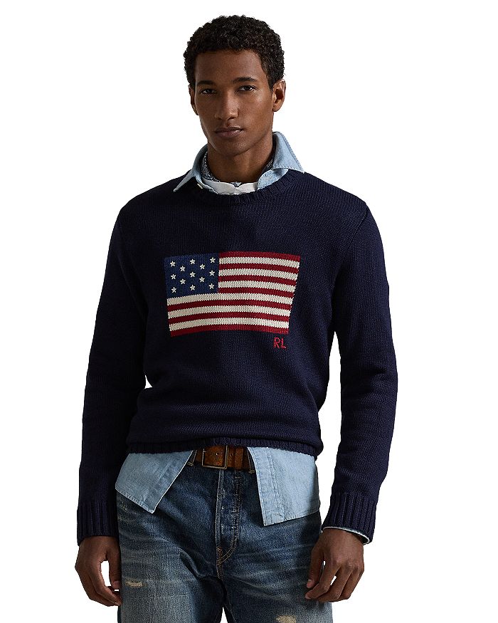 

Свитер-флаг унисекс Polo Ralph Lauren, синий