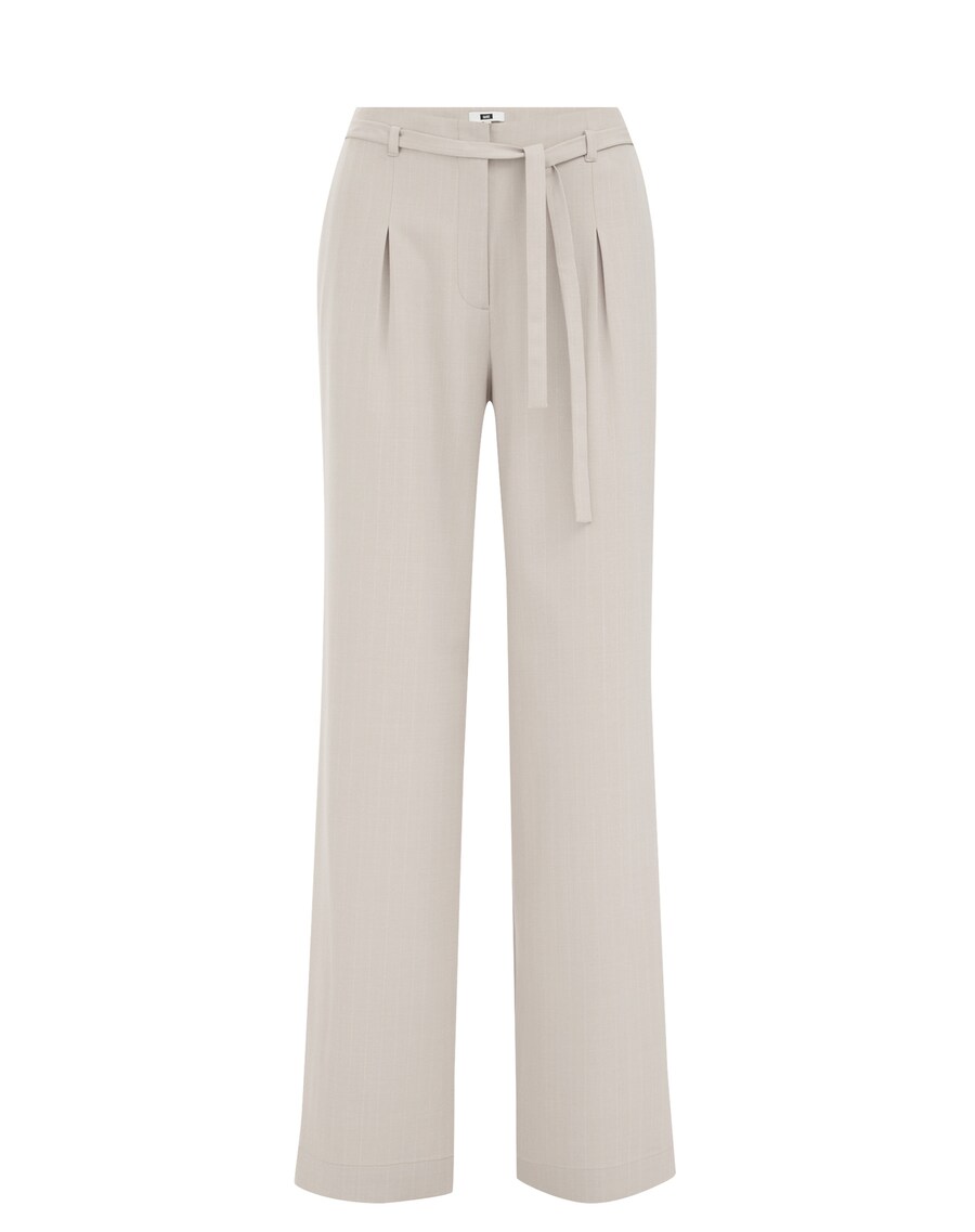 

Свободные брюки со складками спереди WE Fashion, цвет Cream/Ecru