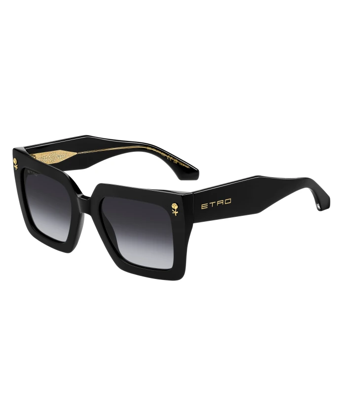 

Стильные солнцезащитные очки с цветовыми акцентами Etro, черный