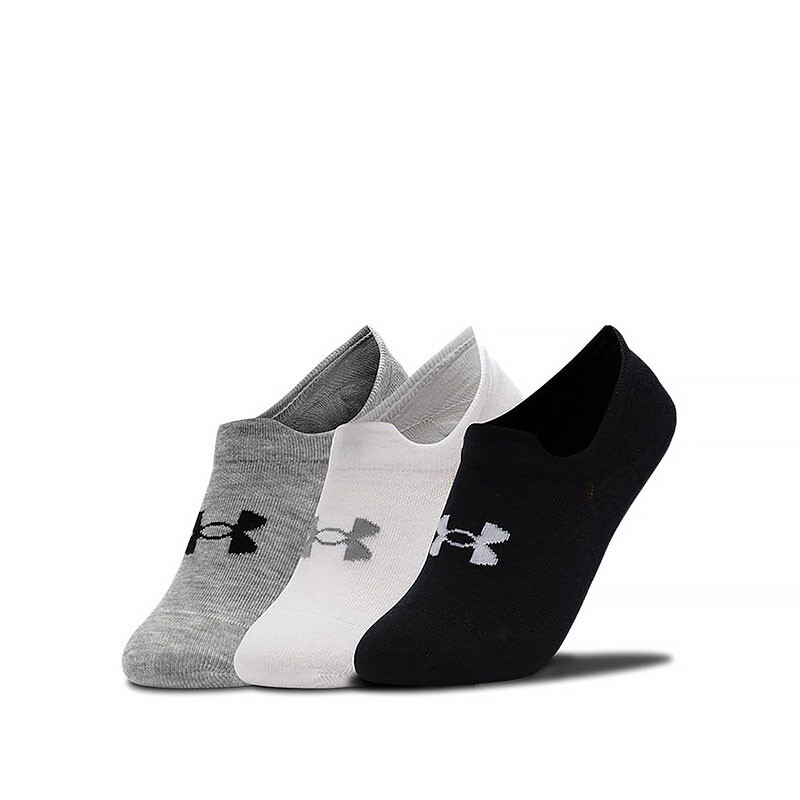 

Носки унисекс до щиколотки Under Armour, цвет 3 Pack (Black, White and Gray)