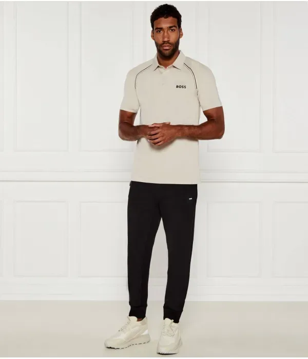 Поло Patteo TOC slim fit Boss Green, бежевый — фото 2