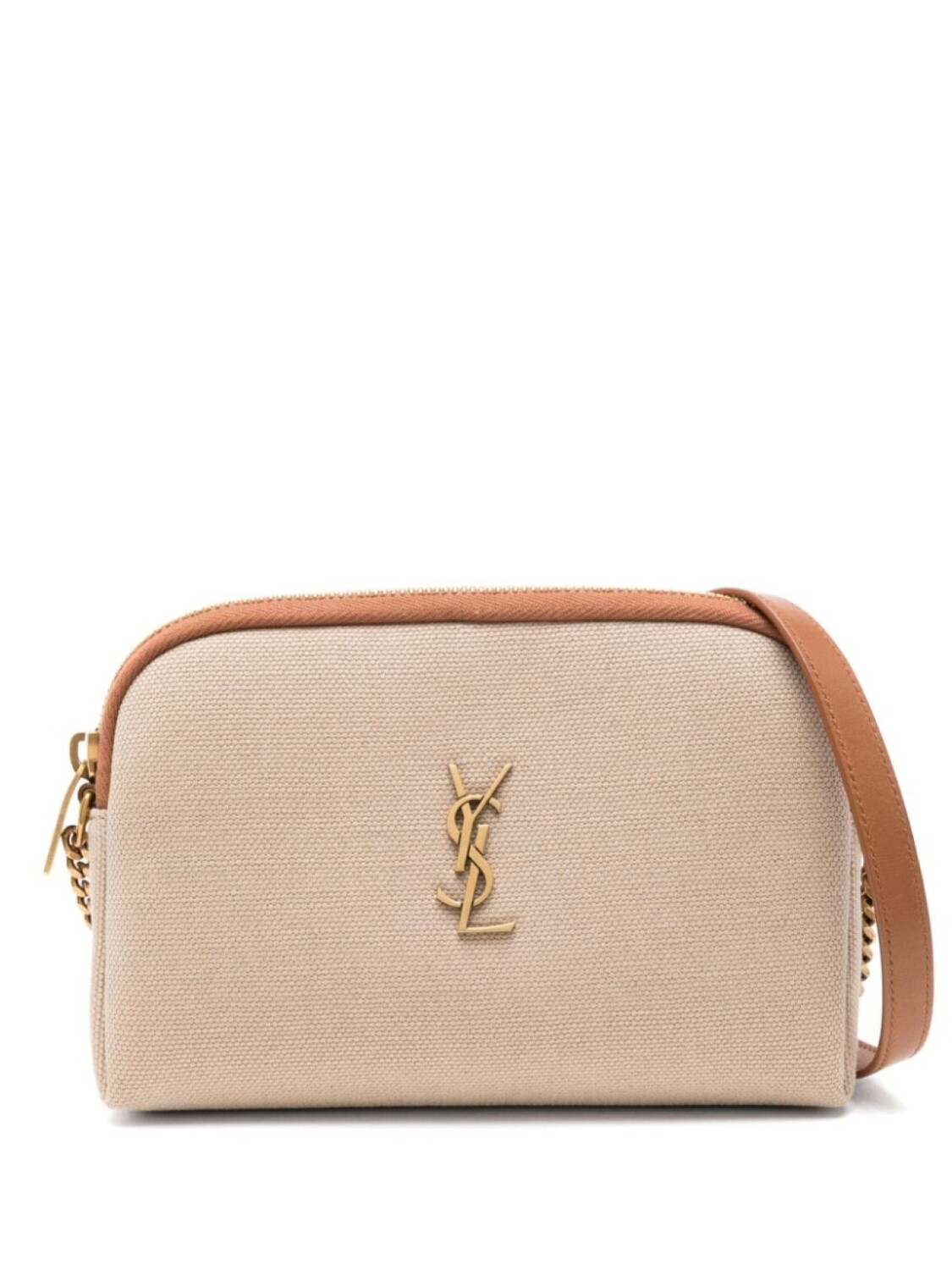 

Плетеная сумка Saint Laurent Gaby, нейтральный цвет