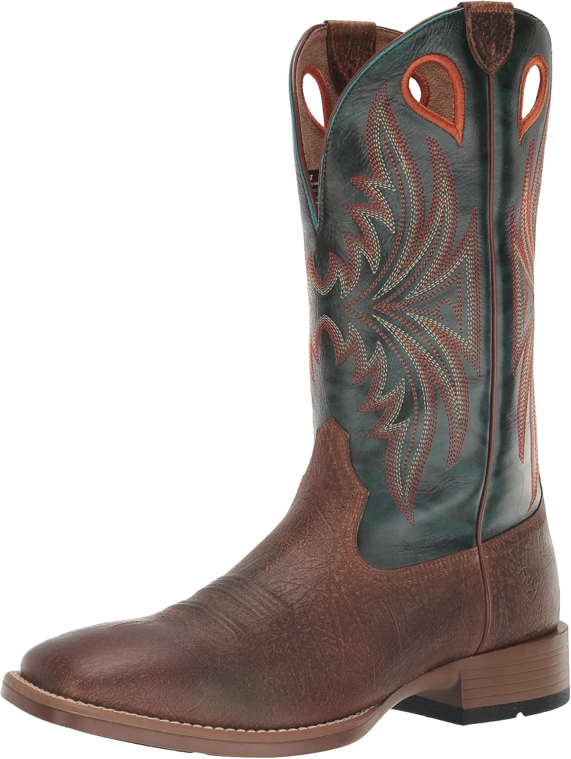 Мужские ковбойские сапоги Ariat Granger Ultra, коричневый/зеленый — фото 4