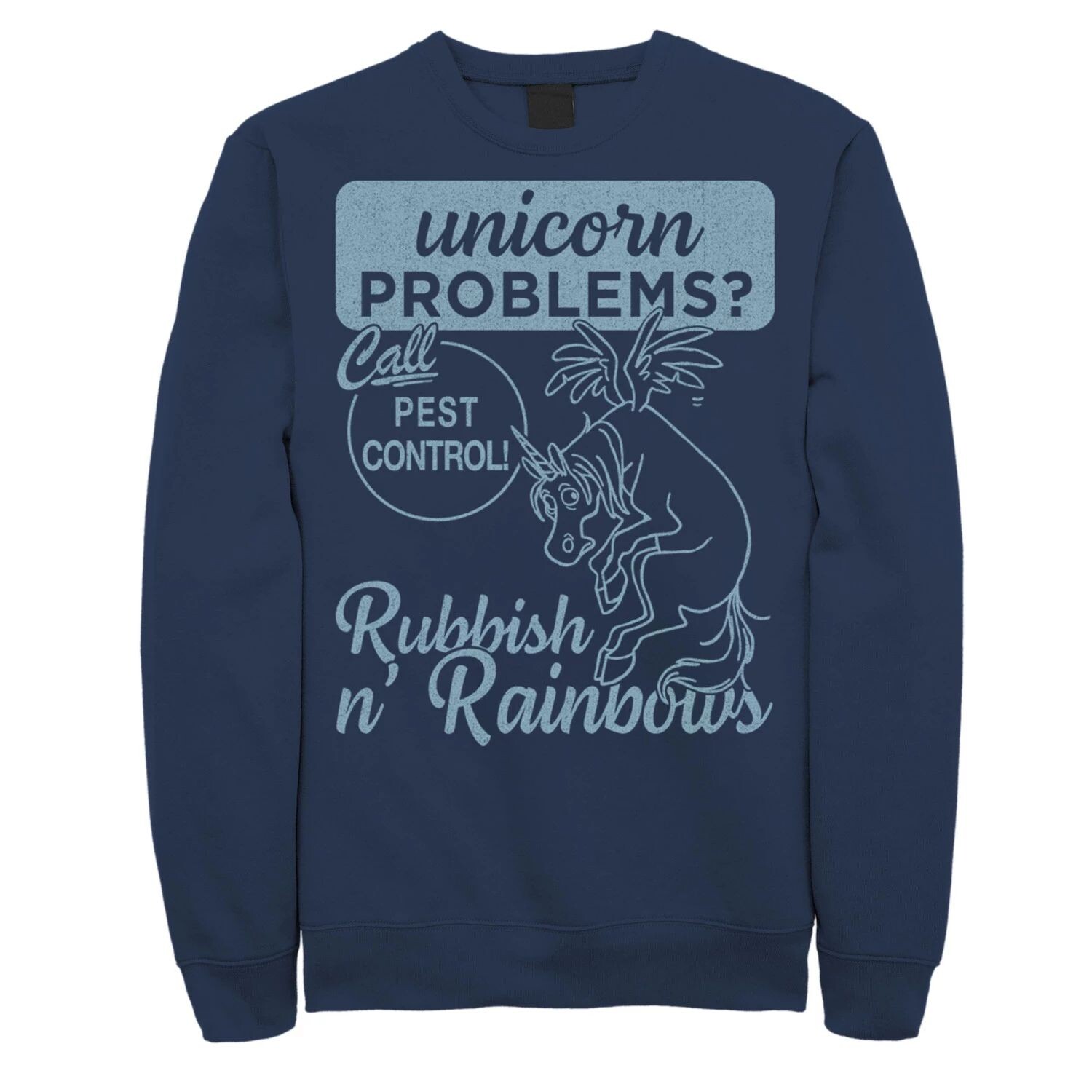 

Мужской флисовый свитшот Disney/Pixar Onward Unicorn Pest Control Licensed Character