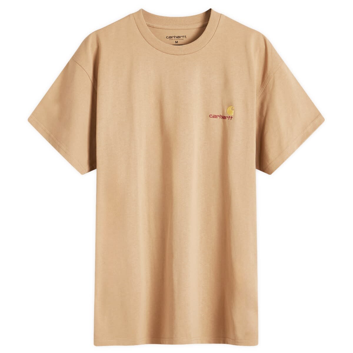 

Футболка Carhartt Wip American Script T-Shirt, цвет Peanut