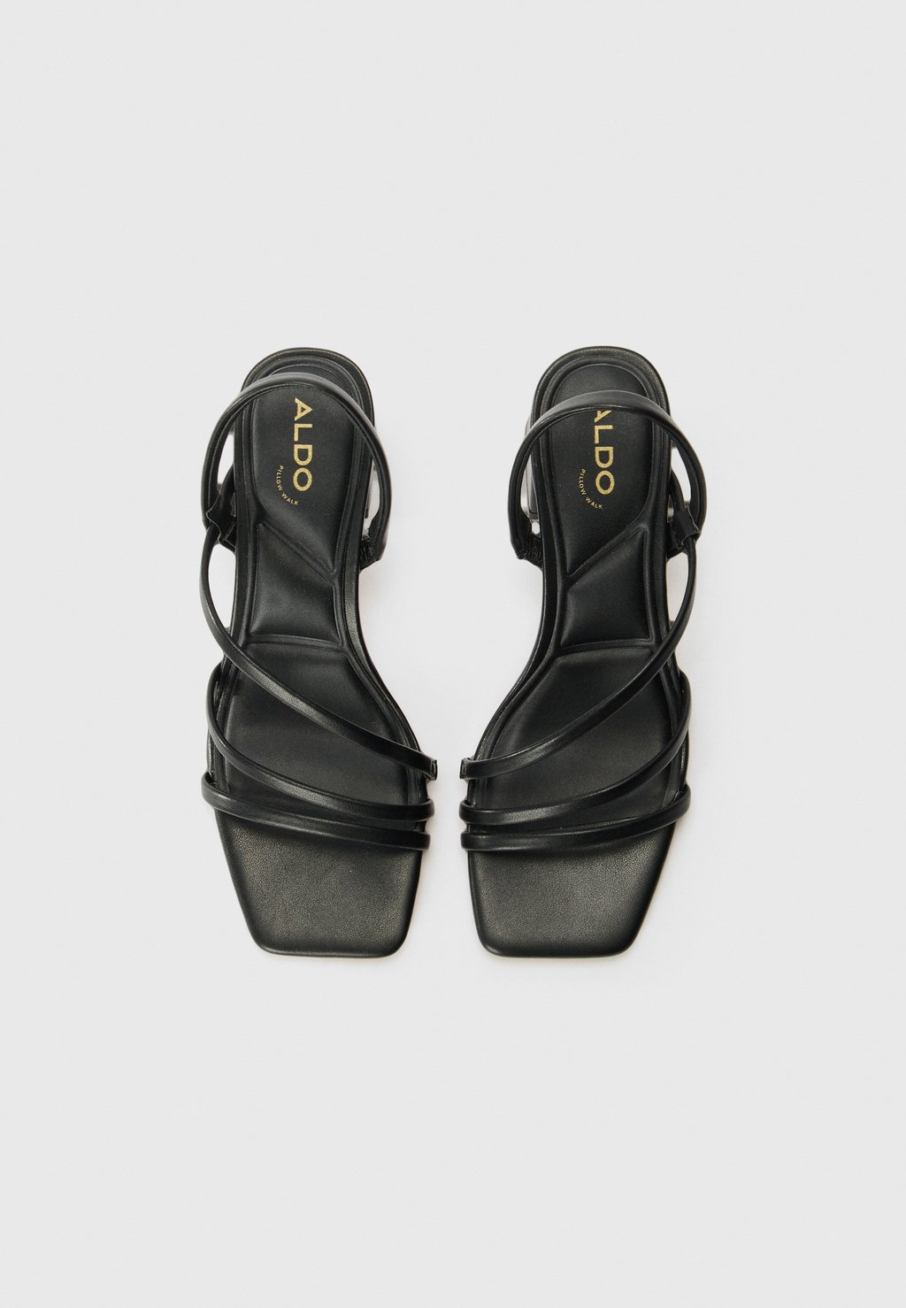 Сандалии с манжетой на щиколотке ATLANTICUS - Heeled mules ALDO, черный — фото 4