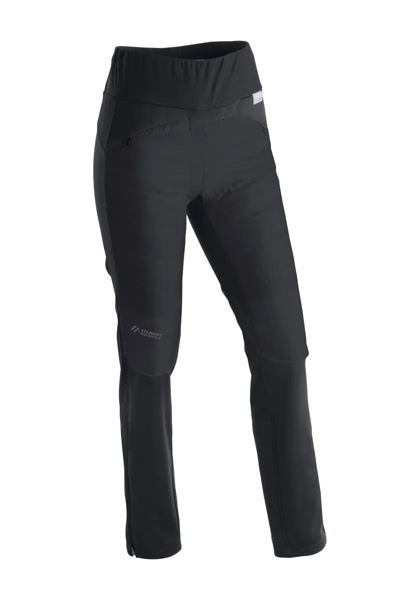 

Лыжные брюки Maier Sports "Skjoma Pants W", женские брюки для беговых лыж, эластичные в четырех направлениях, мягкие лыжные туристические брюки, черный