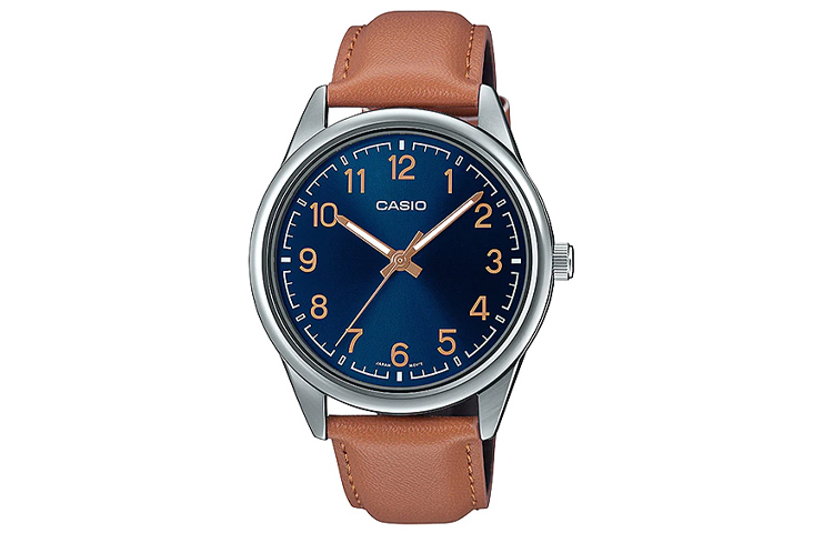 

CASIO Часы Men Standard Series Blue Watch MTP-V005L-2B4, Brown
