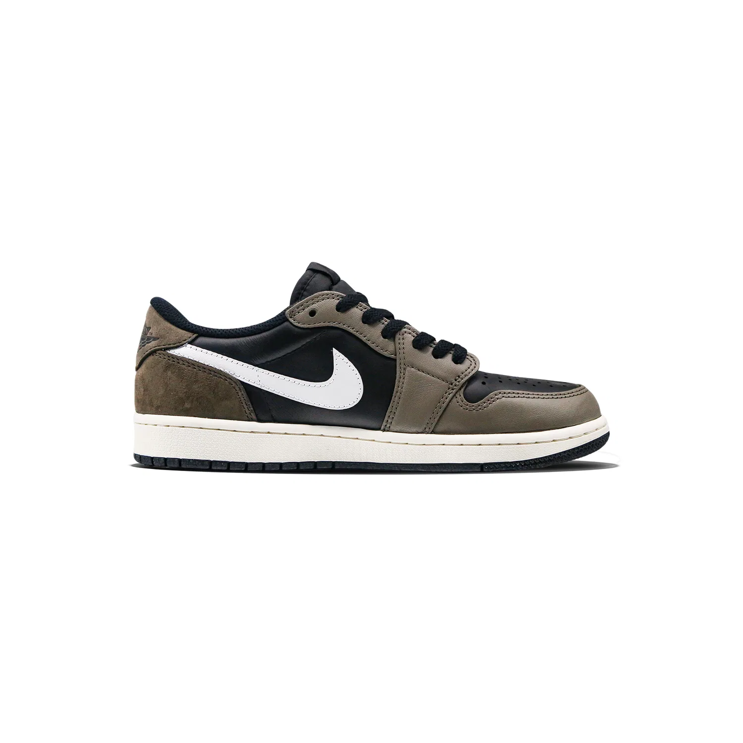 Кроссовки для скейтбординга Air 1 Taupe Abrasion Resistant Low top Kids' Olive Green для подростков Jordan — фото 3