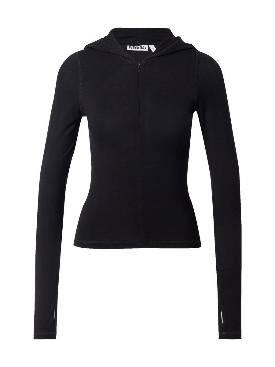 

Лонгслив WEEKDAY Elinor, Black
