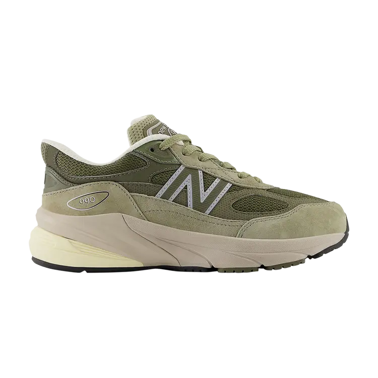 

Кроссовки New Balance Teddy Santis x 990v6 Big Kid, зеленый