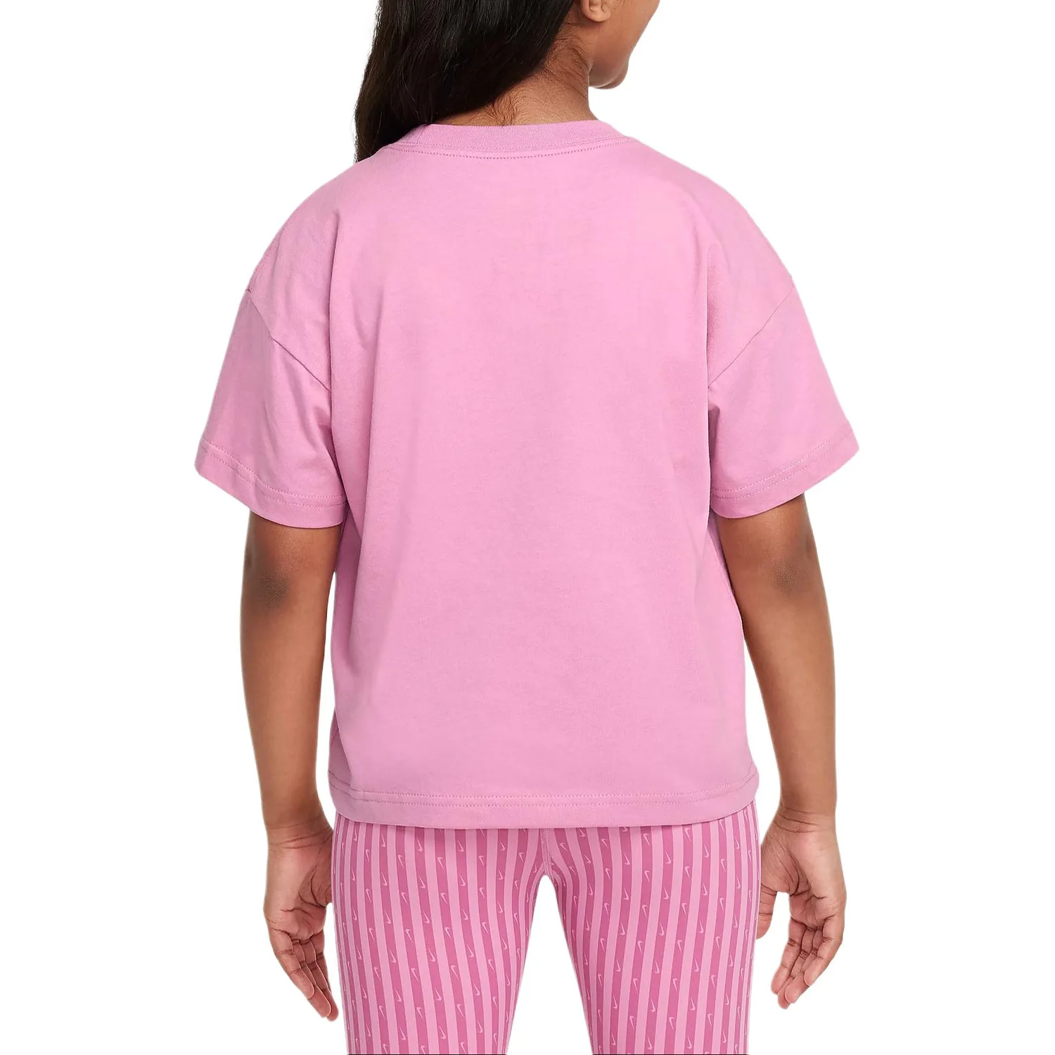 Nike Футболка Sportswear Essentials Flamingo Pink детская — фото 4