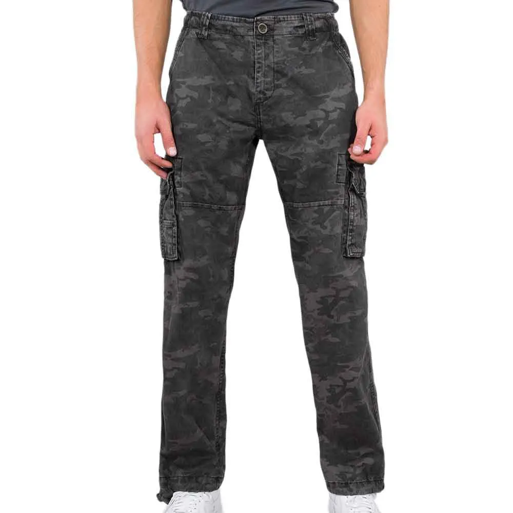 

Брюки Alpha Industries Jet Camo, черный