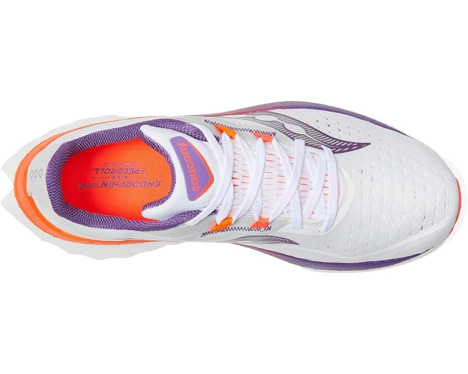 Кроссовки Saucony Endorphin Speed 4, цвет White/Violet — фото 2