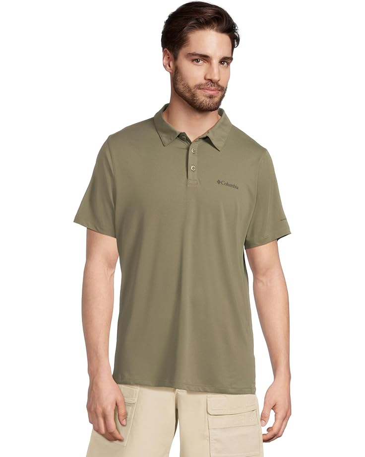 

Рубашка поло Columbia Tech Trail Utility Polo, цвет Stone Green