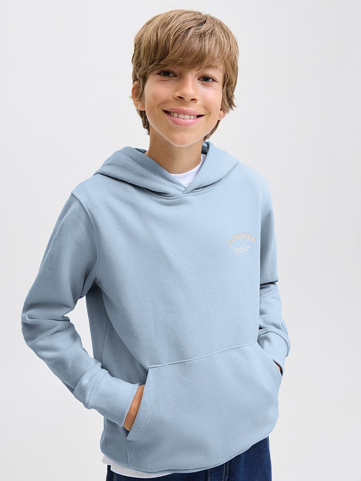JACK & JONES Junior Худи "Brandes" светло-голубого цвета — фото 3