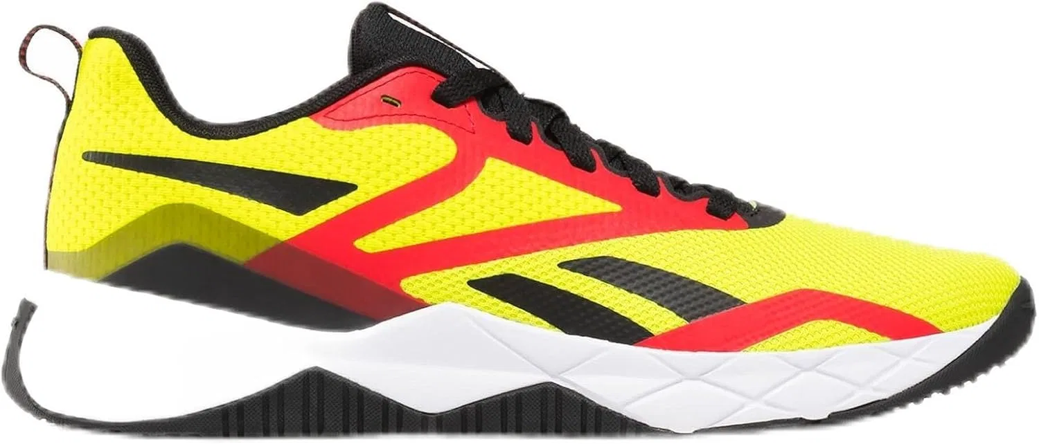 Рабочие кроссовки Reebok BB4500 для мужчин с защитным носком, для промышленной и строительной работы, Acid Yellow Black Vectorred
