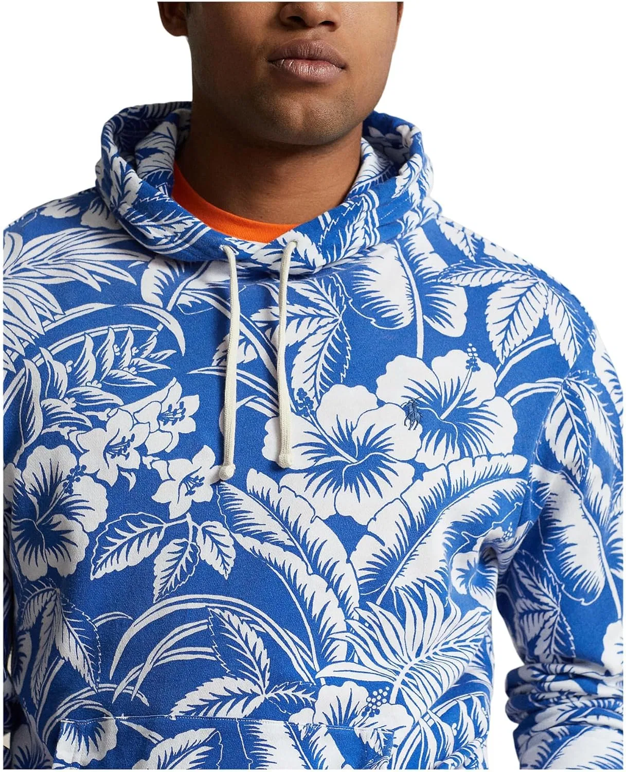 Худи мужское с принтом POLO RALPH LAUREN, цвет Monotone Tropical — фото 3