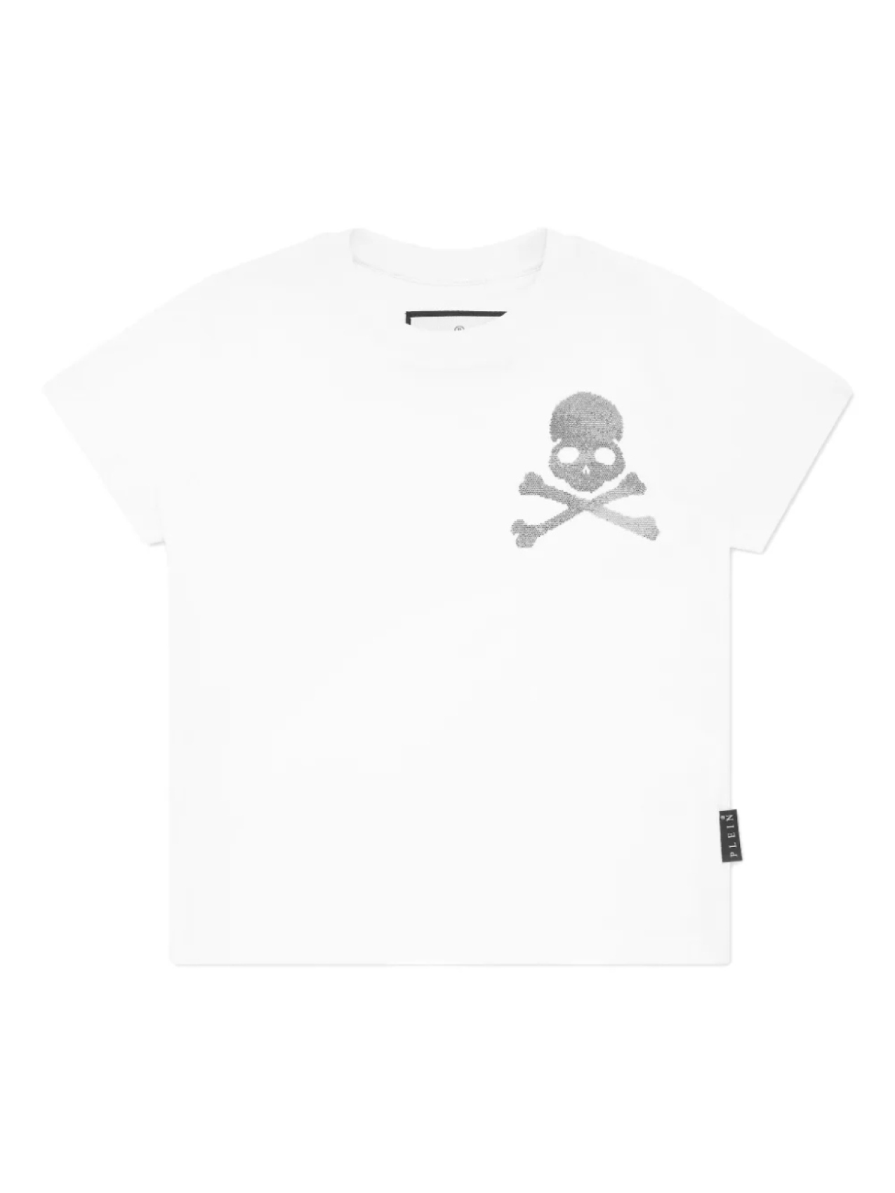 

Футболка Philipp Plein Strass Skull&Bones, белый