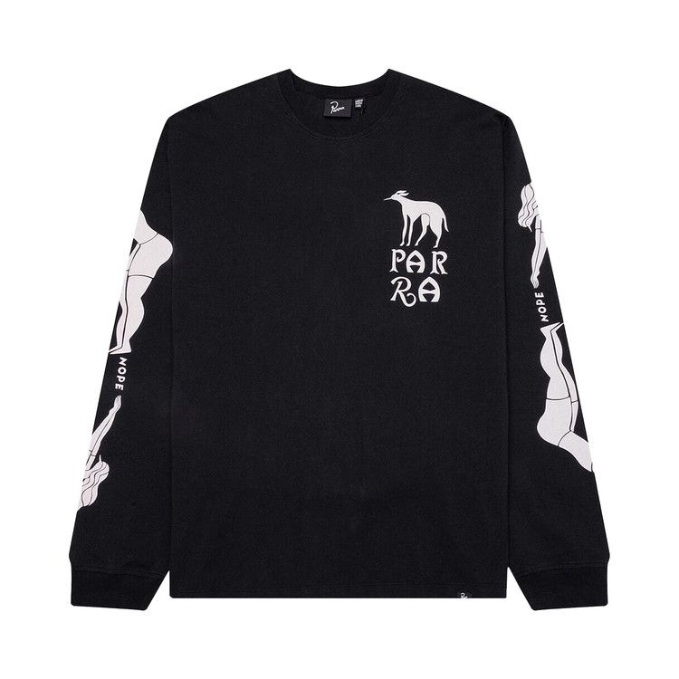 

Футболка Parra Dog T-Shirtraining Long Long-Sleeve T-Shirt, Black