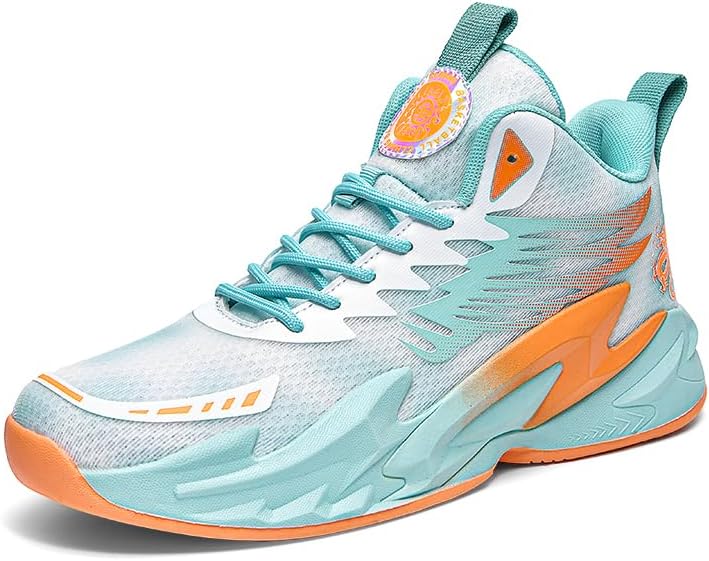 

Мужские баскетбольные кроссовки, модные беговые кроссовки, дышащие, нескользящие, для улицы, легкие спортивные кроссовки для волейбола Cuzudin, зеленый