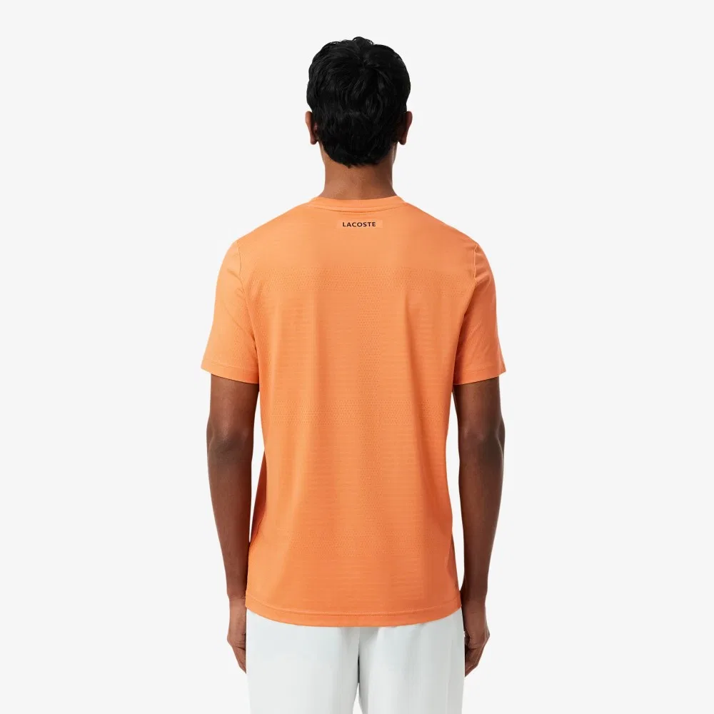 Мужская футболка Tennis Player оранжевая от Lacoste — фото 3