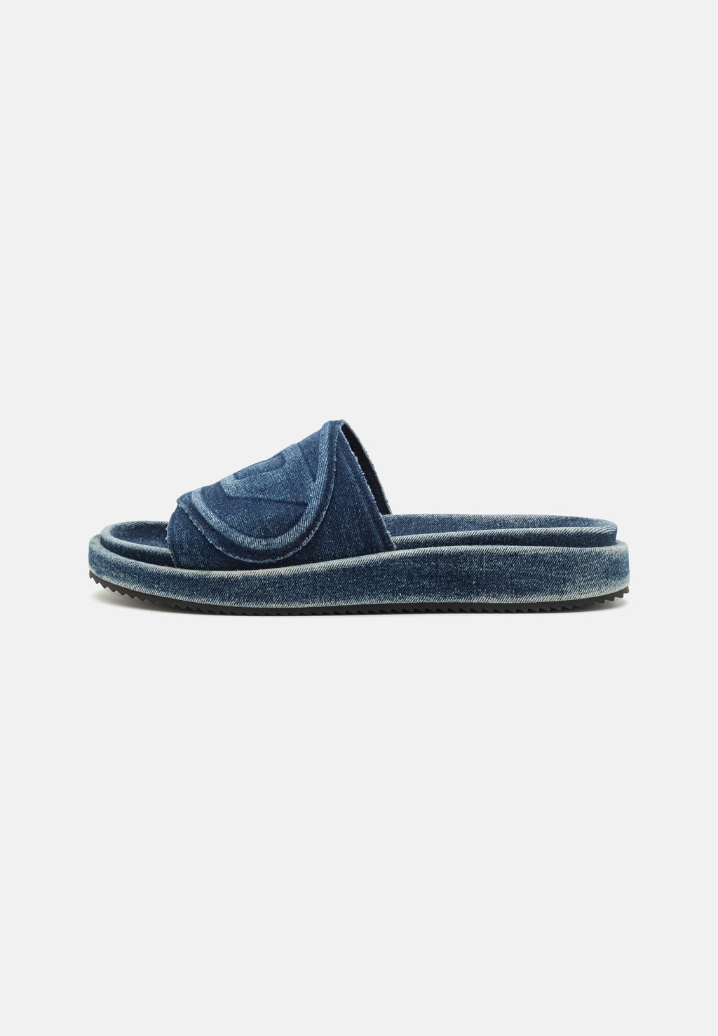 

Мюли на плоской подошве SA-SLIDE D OVAL UNISEX Diesel, цвет blue denim