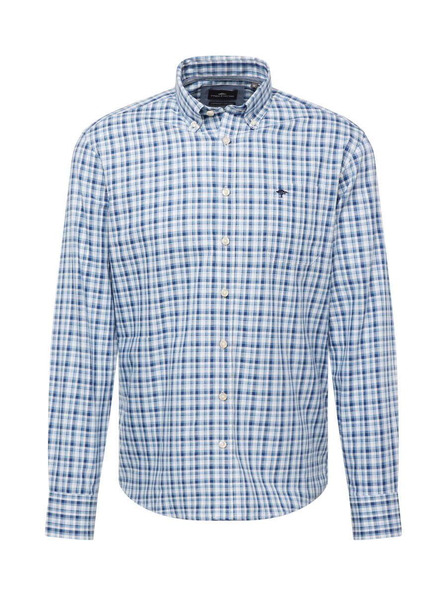 

Рубашка на пуговицах классического кроя FYNCH-HATTON, синий/голубой