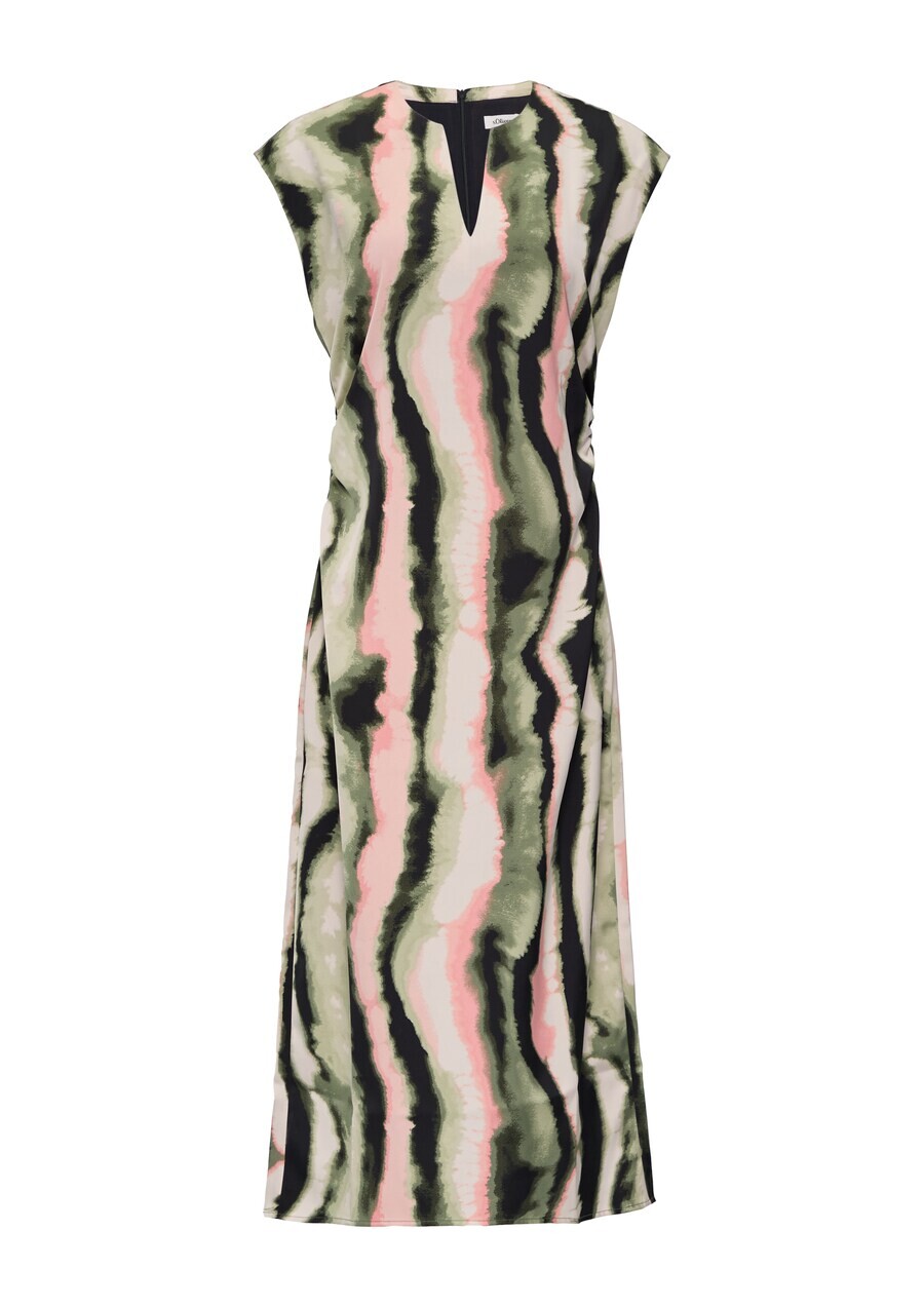 

Платье миди s.Oliver BLACK LABEL Dress, разноцветный