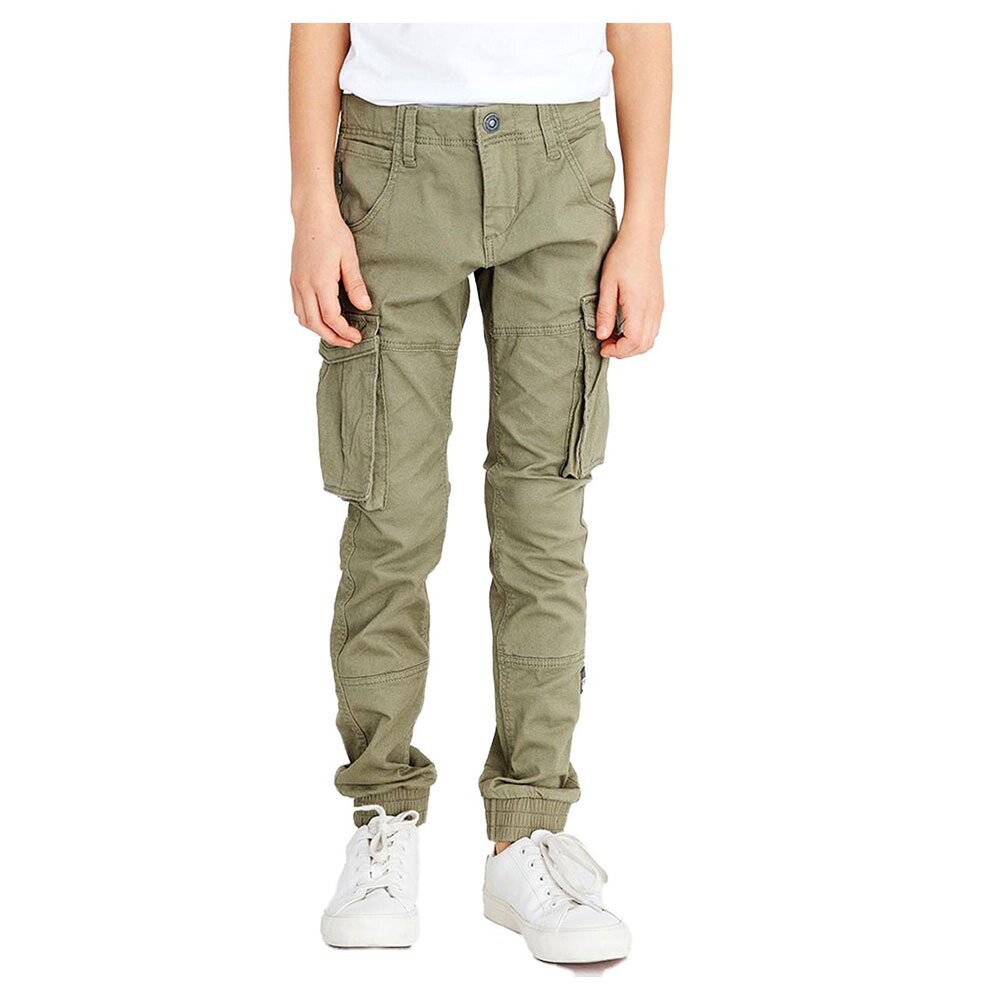 

Брюки Name It Bamgo Regular Fitted Twill, зеленый
