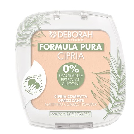 

Компактная матирующая пудра Milano Bio Formula Pure 10 г бежевый 2 Deborah
