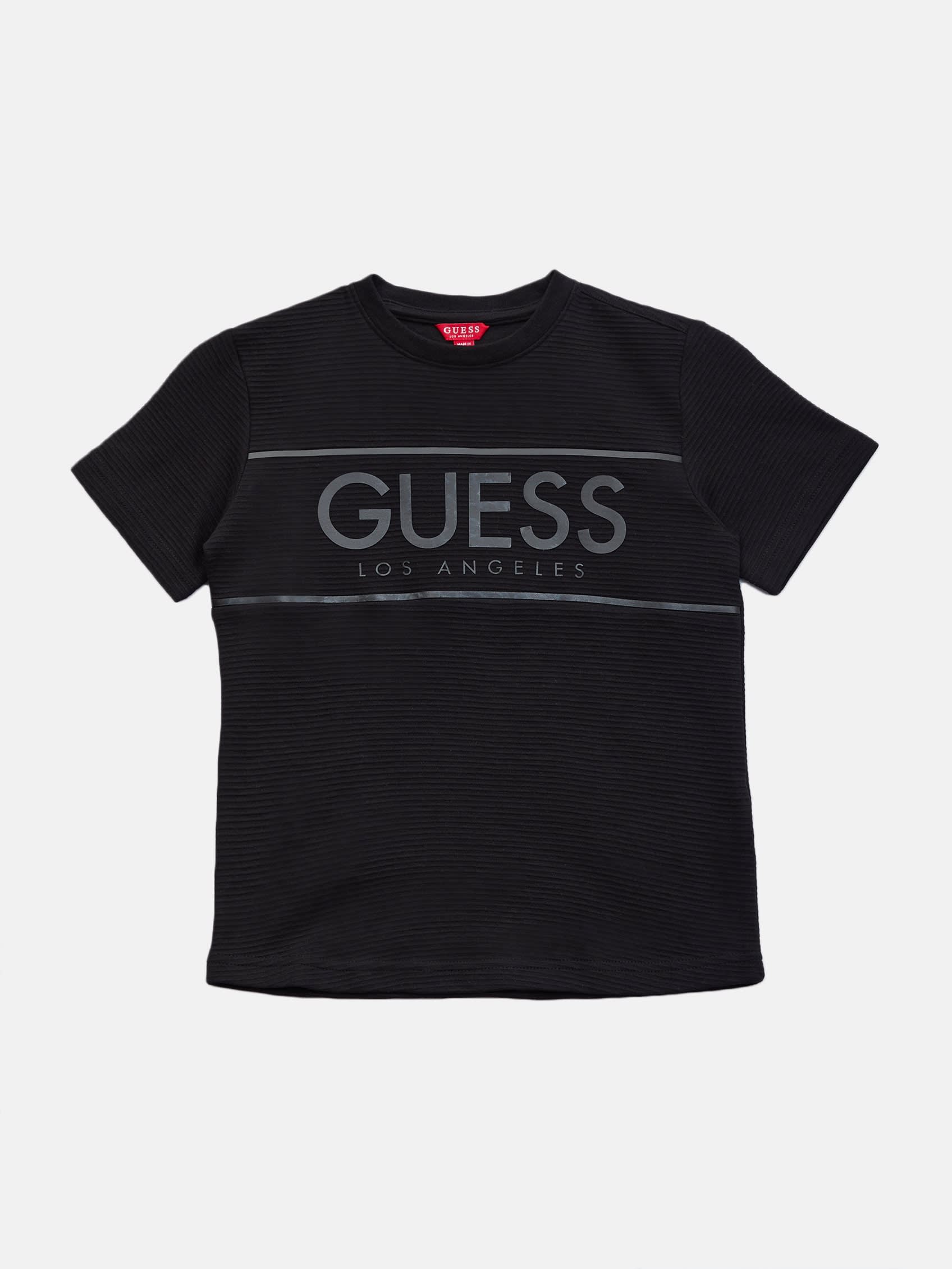 

Футболка с круглым вырезом Asher (7-16) Guess Factory, черный