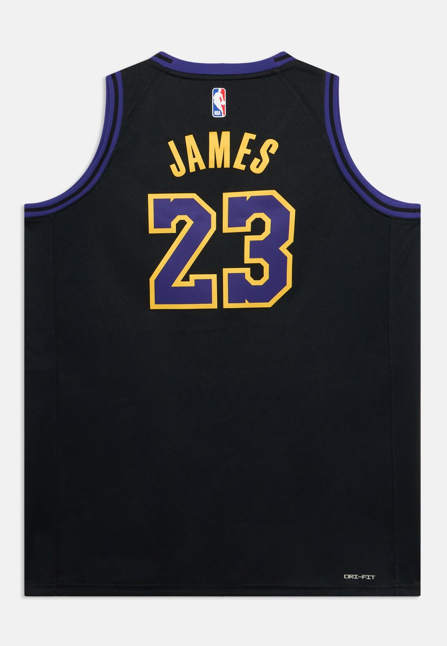 Топ Nike Performance NBA LOS ANGELES LAKERS LEBRON JAMES BOYS CITY EDITION SWINGMAN UNISEX, Black — фото 2