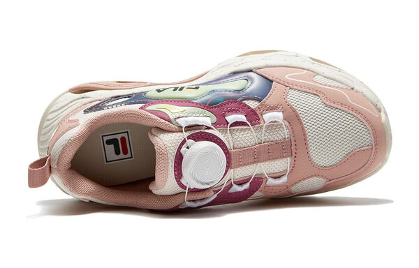 Кроссовки sportswear running shoes 'pink white' Fila, розовый — фото 4