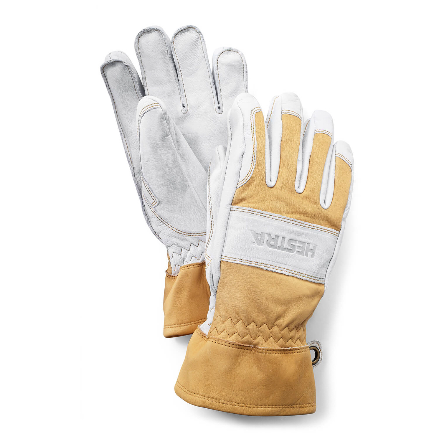 

Перчатки Hestra Fält Guide Glove 5 Finger, цвет Natural Yellow/Offwhite