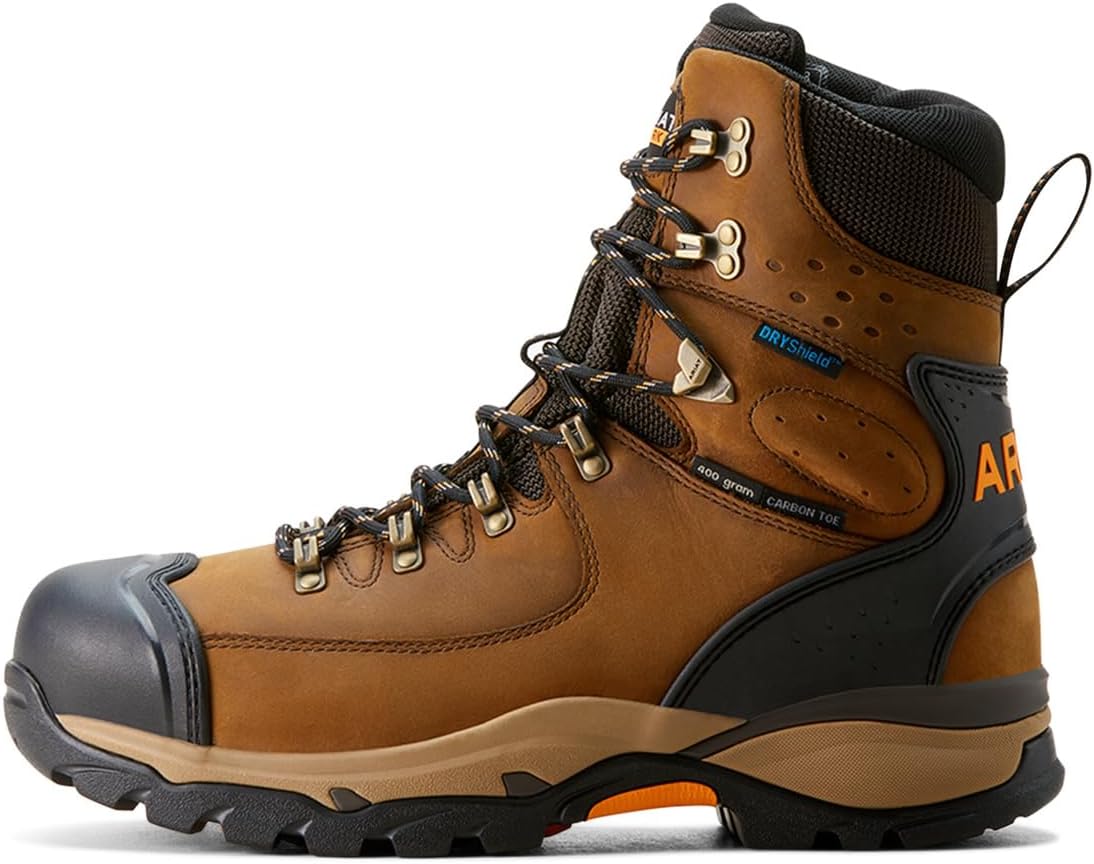 Мужские ботинки ARIAT Endeavor 8 с водонепроницаемой изоляцией и углеродным носком, коричневый — фото 2