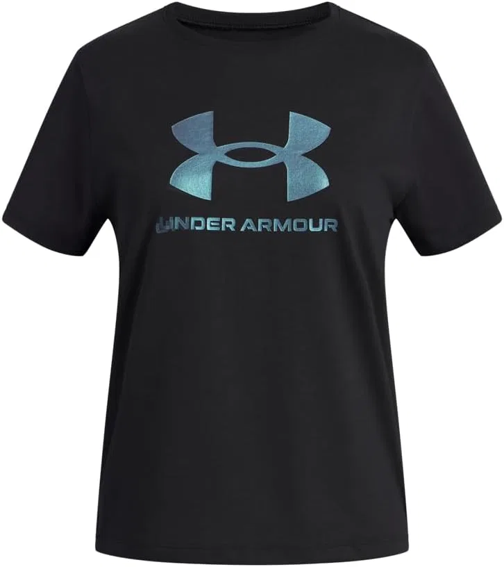 Футболка детская Under Armour, цвет Black/White