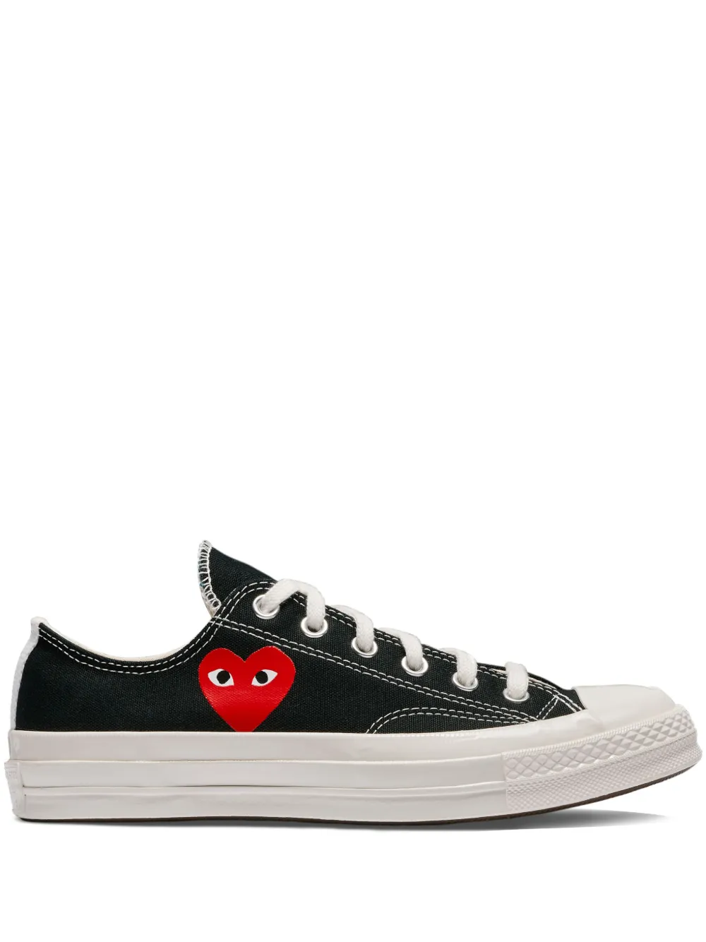 

Кеды Chuck '70 Small Red Heart Comme Des Garçons Play x Converse, черный