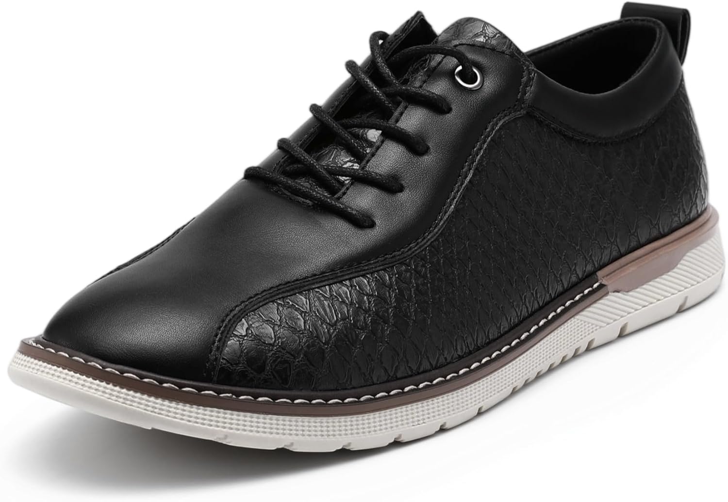 

Мужские туфли Allthemen, деловые повседневные оксфорды для мужчин, черный