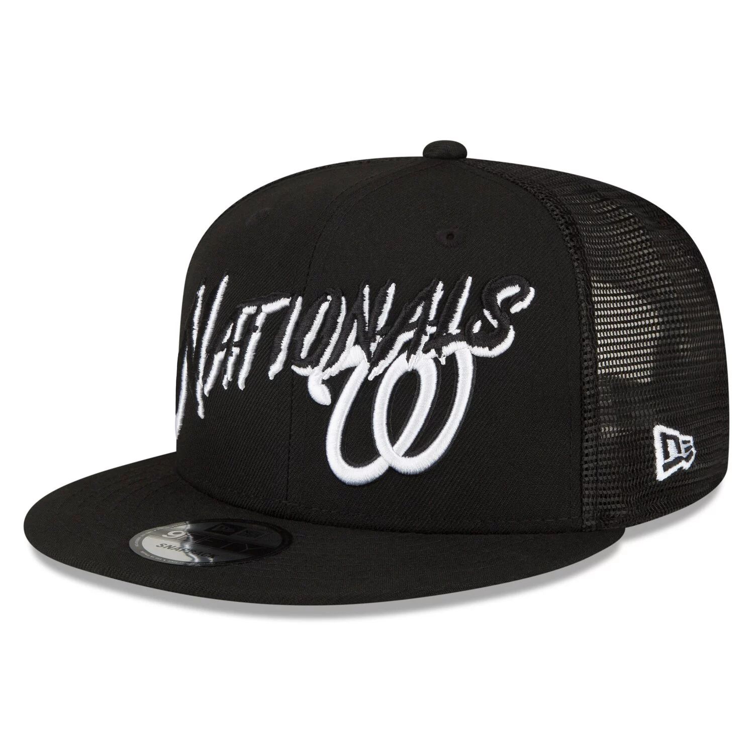 

Мужская черная кепка New Era Washington Nationals Street Trucker 9FIFTY Snapback