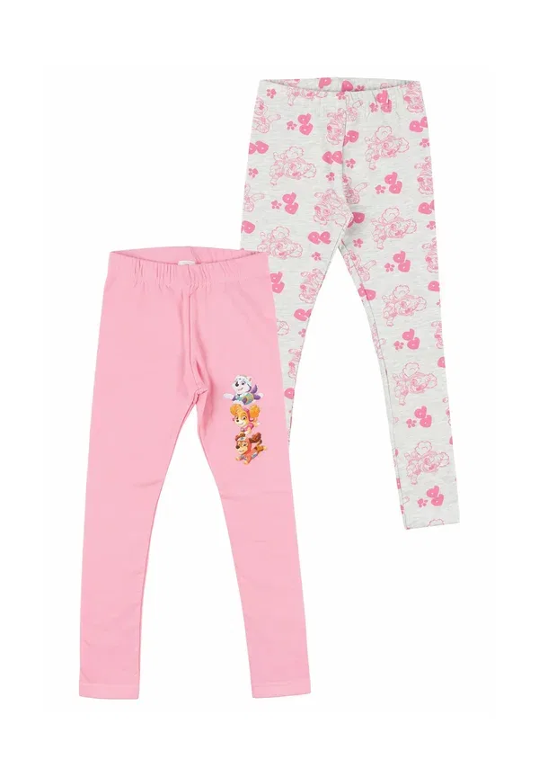 Леггинсы 2Er pack leggings leggins hose leggings trousers Paw Patrol, серо-розовый — фото 2