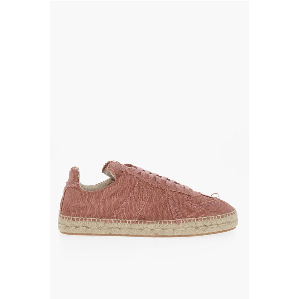Низкие кеды из парусины MM22 с джутовой отделкой Maison Margiela, Multicolor — фото 3