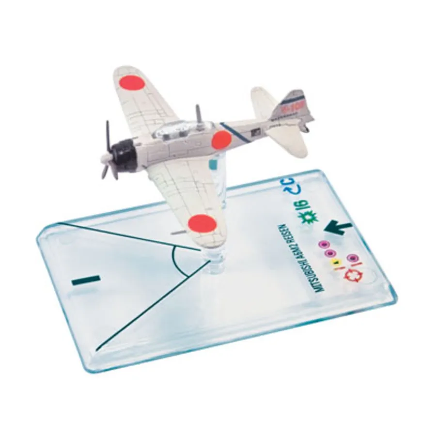 

Mitsubishi A6M2 Reisen - Сабуро Сакаи, Wings of War - WWII Miniatures, Series I