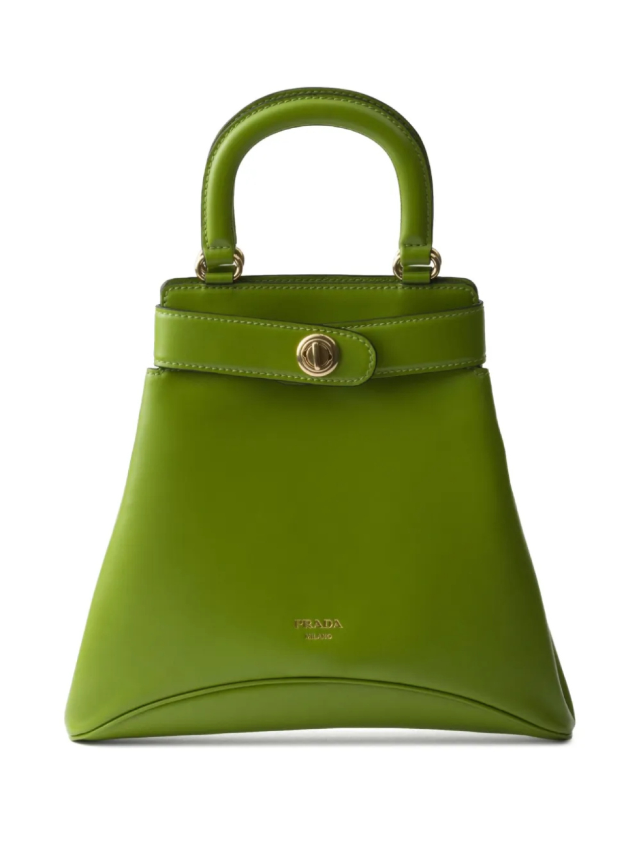 

Сумка-тоут с логотипом Prada, зеленый